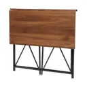 Seponi Matt walnut effect Folding desk (H)75cm (W)80cm (D)45cm