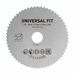 Universal Fit 60T Circular saw blade (Dia)76mm
