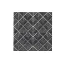 Glina Black Gloss Patterned Ceramic Wall Tile, Pack of 40, (L)150mm (W)150mm