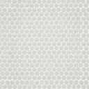 Oregia White Ceramic Mosaic tile sheet, (L)310mm (W)315mm