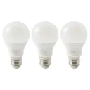 Diall 7.3W 806lm A60 Neutral white LED Light bulb, Pack of 3