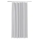 GoodHome Kina High rise grey Plain Shower curtain (L)1800mm