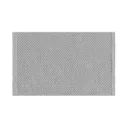 GoodHome Elland Vapor grey Cotton & polyester (PES) Anti-slip Bath mat (L)800mm (W)500mm
