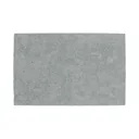 GoodHome Koros Sage grey Cotton Anti-slip Bath mat (L)800mm (W)500mm
