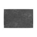 Glomma Anthracite Cotton Bath mat (L)600mm (W)400mm