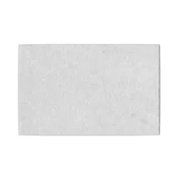 Glomma White Cotton Bath mat (L)600mm (W)400mm
