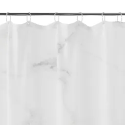 GoodHome Elland Marble Shower curtain (L)2000mm