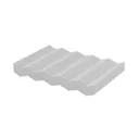 GoodHome Elland Vapor Grey Concrete effect Matt Concrete & polyresin Soap dish (W)120mm