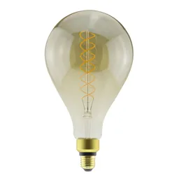 Diall 5W 300lm Balloon Warm white LED filament Filament Light bulb