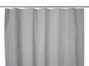 GoodHome Drina Anthracite Plain Shower curtain (L)2000mm