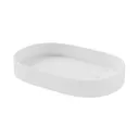 Glomma White Matt Polypropylene Soap dish (W)90mm