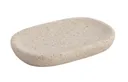 GoodHome Jubba Sandstone effect Polyresin Soap dish (W)140mm