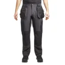 Site Tesem Black Men's Multi-pocket trousers, W32" L32"
