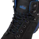 Site Thorite Unisex Black & blue Safety boots, Size 10