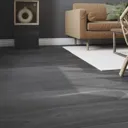GoodHome Gospel Grey Wood effect Luxury vinyl click flooring, 1.96m² Pack
