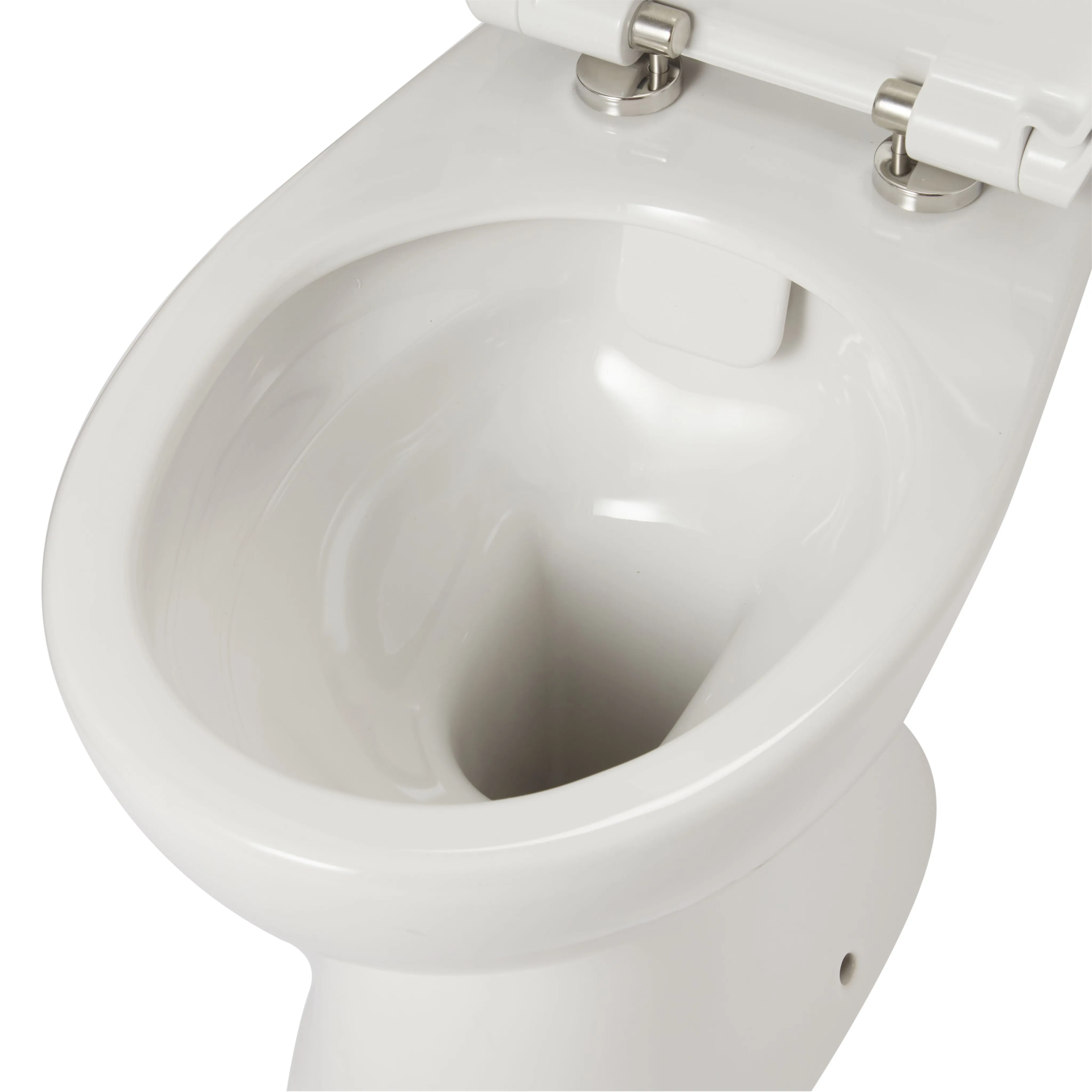 GoodHome Winam Close-coupled Rimless Standard Toilet set with Soft close seat