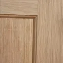 4 panel Oak veneer Internal Fire Door, (H)1981mm (W)762mm (T)44mm