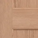 2 panel Oak veneer Internal Door, (H)1980mm (W)610mm (T)40mm