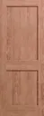 2 panel Oak veneer Internal Door, (H)1980mm (W)686mm (T)40mm