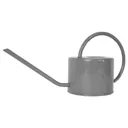 GoodHome Watering Driftwood Grey Steel Watering can 1L