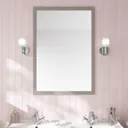 GoodHome Perma Grey Rectangular Bathroom Mirror (H)700mm (W)1000mm
