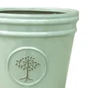 Barcău Olive Ceramic Round Plant pot (Dia)20cm