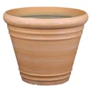 Piave Terracotta Polypropylene (PP) Round Plant pot (Dia)45cm