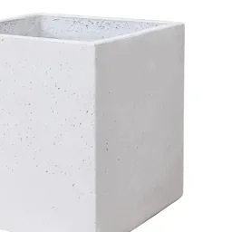 Nore Light grey cement effect Square Trough 47cm