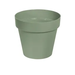 Nurgul Deep lichen green Polypropylene (PP) Round Plant pot (Dia)30cm
