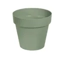 Nurgul Deep lichen green Polypropylene (PP) Round Plant pot (Dia)40cm