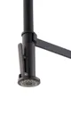 GoodHome Kamut Graphite effect Kitchen Side lever spring neck Tap