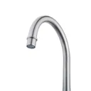 GoodHome Filbert Stainless steel effect Kitchen Side lever Tap
