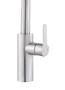 GoodHome Zanthe Stainless steel effect Kitchen Side lever Tap