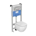Ideal Standard ProSys Chrome Wall-mounted Toilet Water-saving Cistern frame set