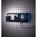 Draper COB SMD LED Wireless/USB Rechargeable Mini Flood Light - Blue