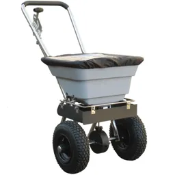 Handy THSS80 Stainless Steel Push Feed, Grass and Salt Broadcast Spreader - 36kg