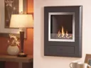 Flavel Finesse Black/Chrome Coal Bed Hole In The Wall Manual Control Gas Fire - FSRCYYMN