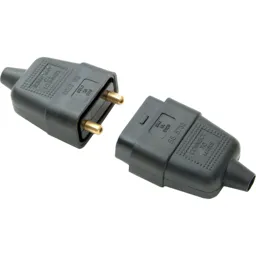 SMJ 10Amp 3Pin Rubber Plug and Socket - 240v