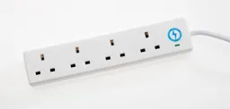 SMJ 13AMP 4 Socket Surge Protected Extension Lead 2mtrs White