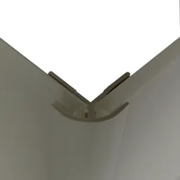 Splashwall Fawn Straight Panel external corner joint, (L)2440mm (T)4mm