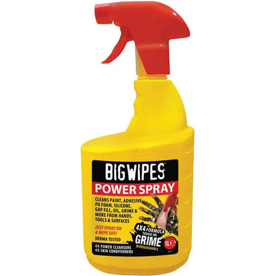 Big Wipes Power Hand Cleaner Spray - 1l