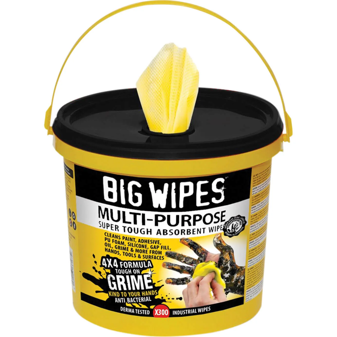 Big Wipes 4X4 Multi-Purpose Cleaning Wipes - Pack of 300