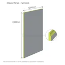 Multipanel Classic White Hydrolock shower wall panel