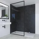 Multipanel Classic Bathroom Wall Panel Riven Slate Unlipped 2400 x 598mm - MP2859STD