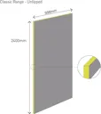 Multipanel Classic Bathroom Wall Panel Blizzard Unlipped 2400 x 598mm - MPG030STD