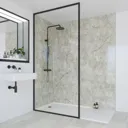 Classic Bathroom Wall Panel Antique Marble Hydrolock Tongue and Groove 2400 x 598mm - MP701STDHLTG17