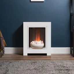 Adam Monet Pure White Electric Fireplace Suite - 14992