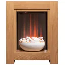 Adam Monet Oak Electric Fireplace Suite - 21708
