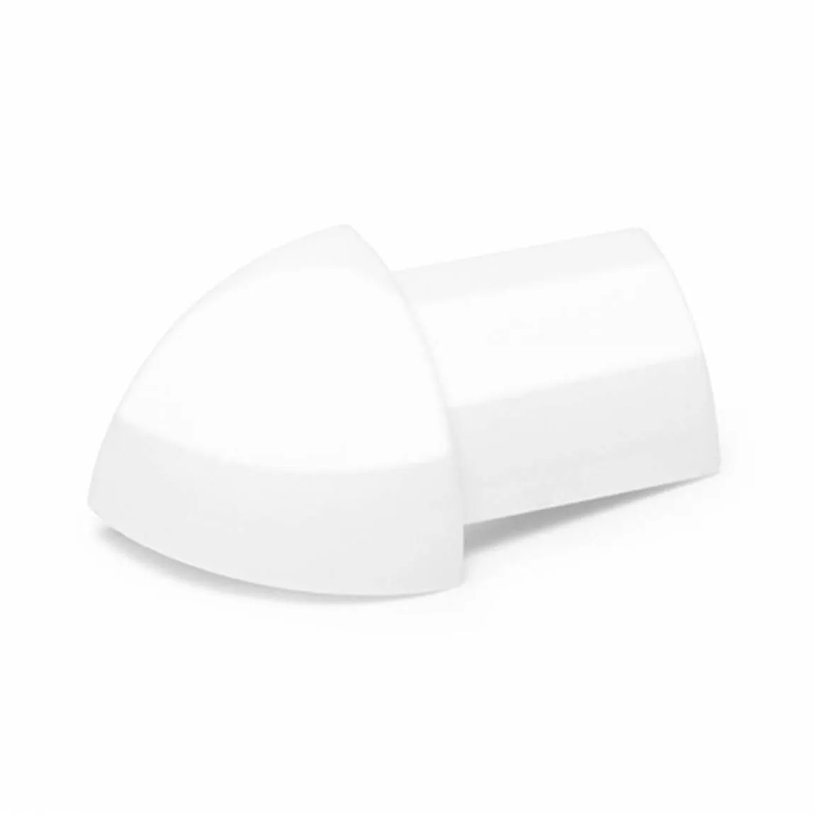 Homelux PVC super gloss white tile trim corners pack of 2