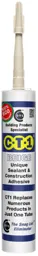 CT1 Sealant & Construction Adhesive 290ml Tube  Beige